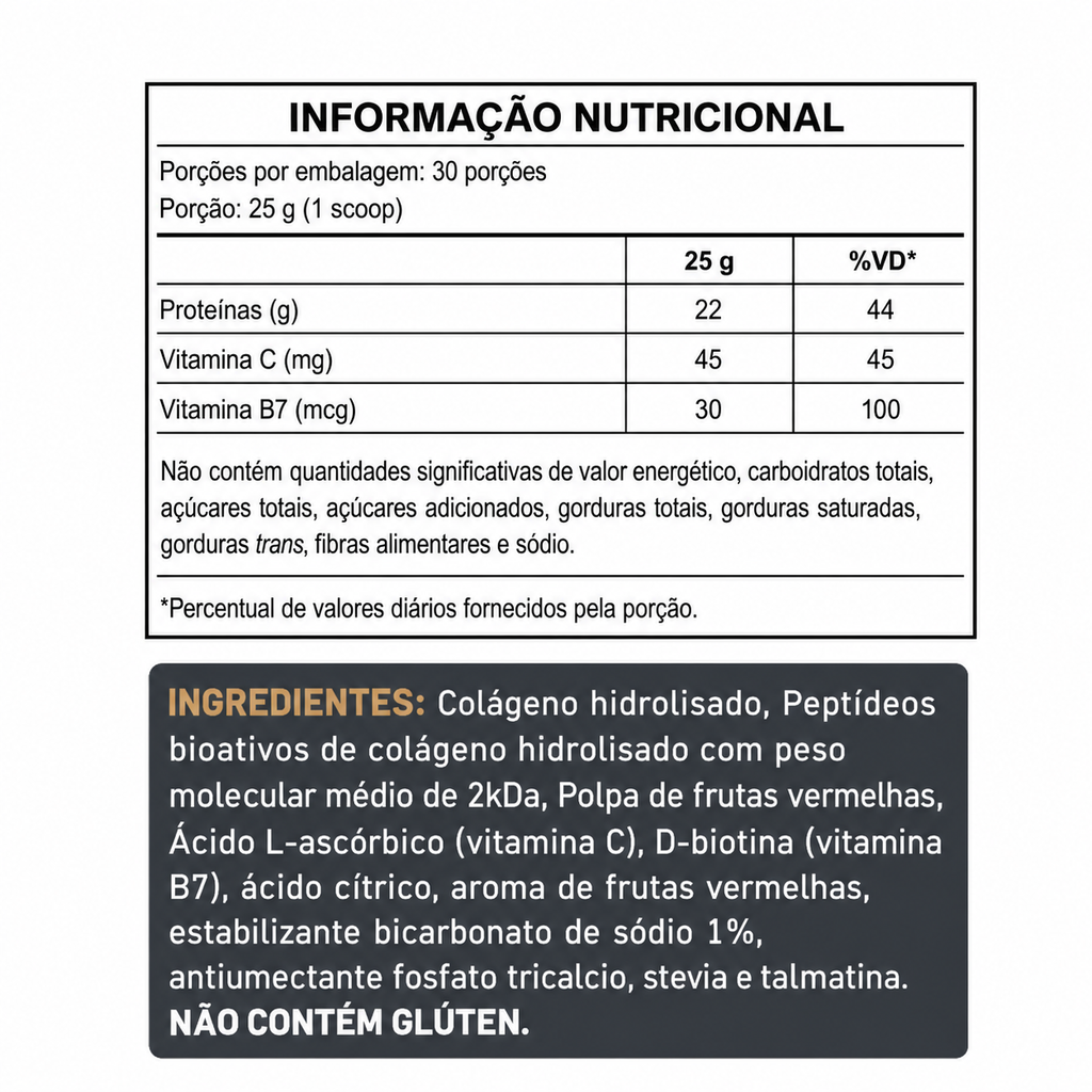 COLAGENO POUCH FRUTAS VERMELHAS